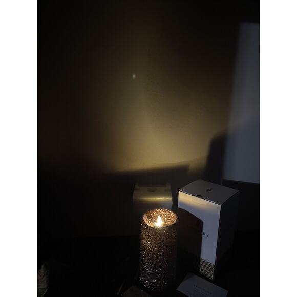 COPY - LOT of 2 NEW Luminara CHOCOLATE Flameless Candle 7